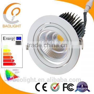 30w adjustable led downlight fitting with cut out 145mm