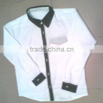 Mens 65% cotton 35% polyester long sleeve shirt