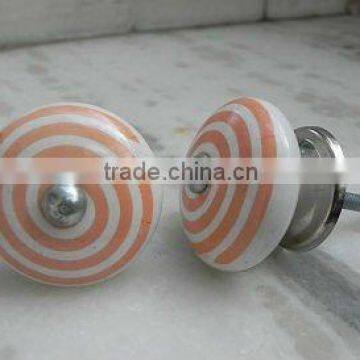 Flat Ceramic Knob buy at best prices on india Arts Palace