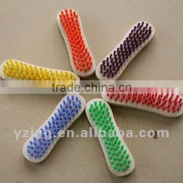 8 shape wooden cleaning scrubbing brush