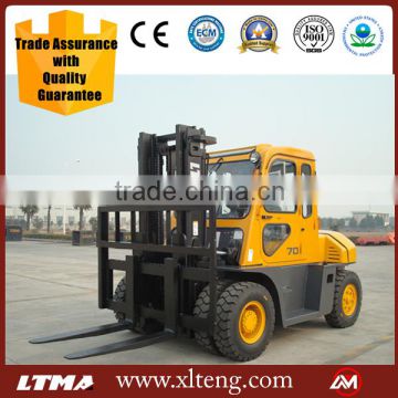 LTMA top quality forklift 7 ton diesel forklift with sealed cab