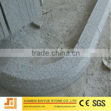 natural granite curved kerbstone