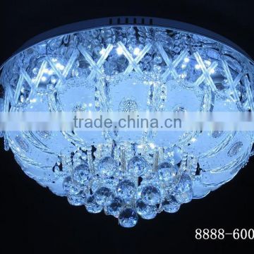 hot sell led chandelier circular round ceiling lamp the Luxury ceiling lamp ball glass Crystal ball