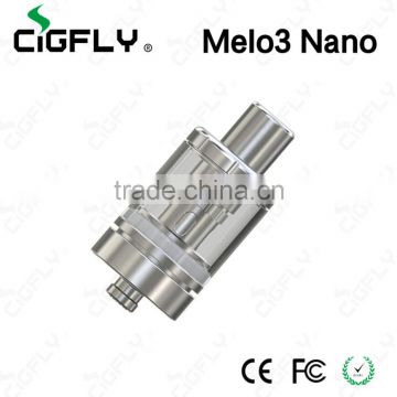 New arrival tank 2ml atomizer capacity eleaf melo 3 nano tank top filling eleaf melo 3 nano atomizer in stock