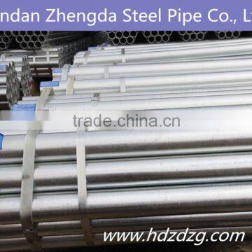 Standard hot dip galvanized steel pipe/tube, round hollow sections Q195-Q345