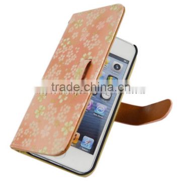 2016 Beautiful Style Hot Sales PU Leather Cases for iphone6 with Cards Slots and many Style