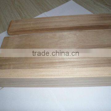 FSC paulownia strip decorative wood strip without knots&planed