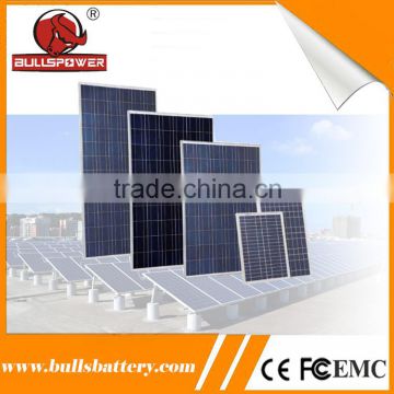 Silicon polycrystalline residential solar panel with solar cells 156x156