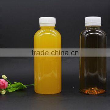 Empty PET 8oz cold press juice bottles/250ml fresh juice use plastic bottles