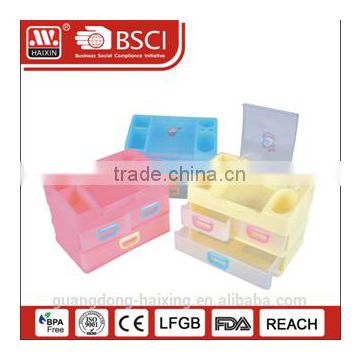 Popular sectional plastic storage drawer(2 layer)