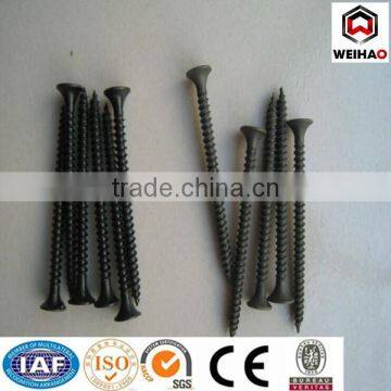 black phosphate drywall screw 6x25