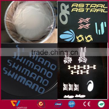 aluminum coated micro glass beads reflective powder for silk screen printing