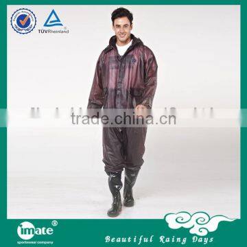 rubberised nylon rainsuit