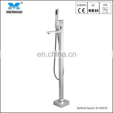 Contemporary design floor standing bathtub faucet shower tub taps