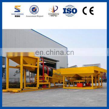 SINOLINKING Beneficiation Trommel Screen Alluvial Gold Washing Plant