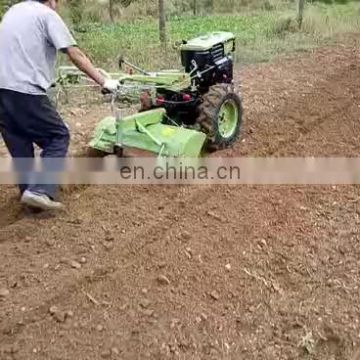 Chinese agricultural machinery farming Rotary tillage diesel hand walking tractor