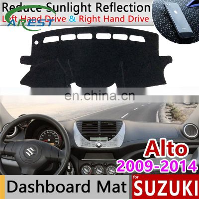 for Suzuki Alto 2009 2010 2011 2012 2013 2014 Sport Anti-Slip Mat Dashboard Cover Pad Sunshade Dashmat Protect Car Accessories