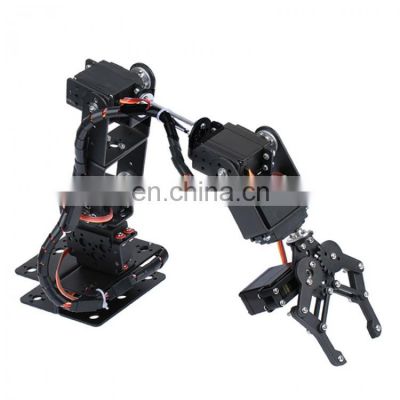 6DOF Unassembled Mechanical Robot Arm + 6 PCS MG996R Analog Servo + 6PCS Metal Servo Wheel