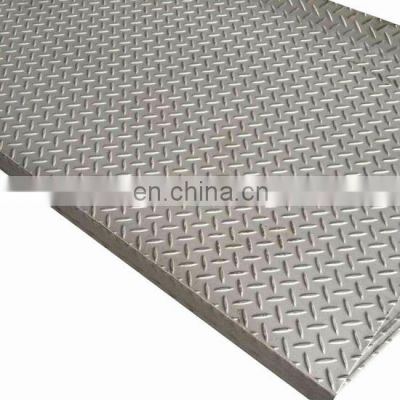 Hot Rolled Aisi 201 304 316 Stainless Steel Checkered Plate