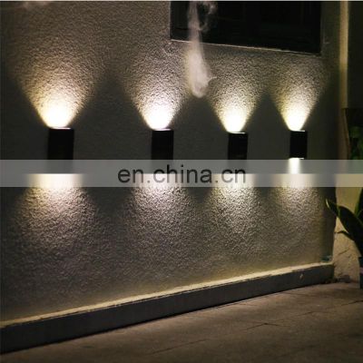 Outdoor Rechargeable Garden Fence Wall Mounted Security Lamps Motion Sensor LED Solar Wall Light
