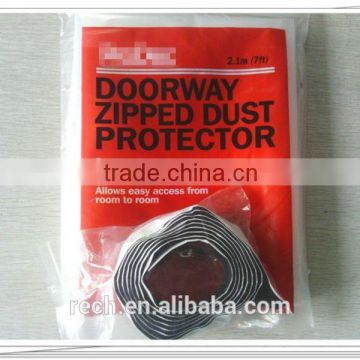 China quality low price LDPE transparent painter zipper drop sheet