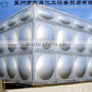 Big volume square type stainless water tank