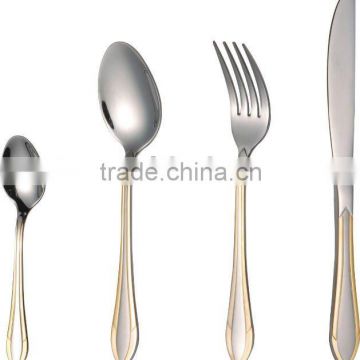 golden cutlery set DF