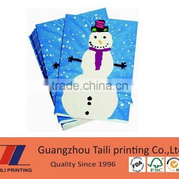 a4 size christmas greeting paper card