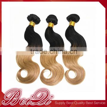 Flexible price natural blonde curly human hair extensions