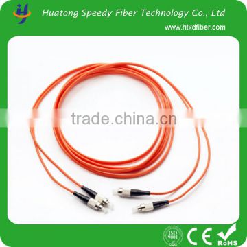 China manufacturer 62.5 50 9/125 LC SC FC ST MPO MU DIN D4 fiber optic patch cord