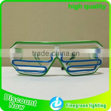 sound activated sunglassess led for event double color led shutter sunglasses