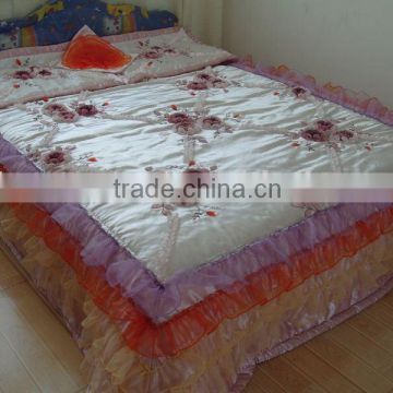 microfiber polyester quality bed cover
