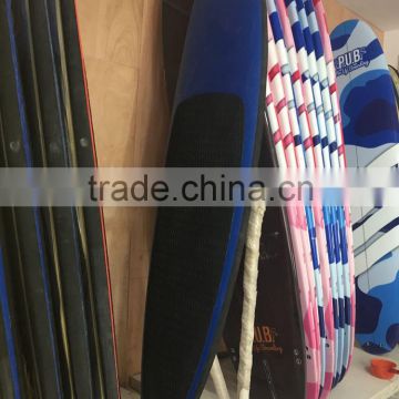 school training and teaching epoxy fiberglass with xpe and hdpe soft top foam sup paddle board from china