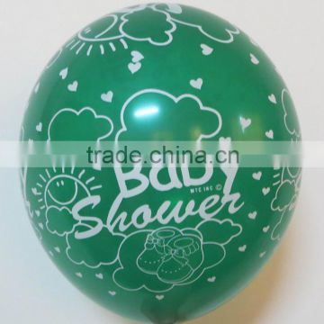 Happy birthday balloons Global printed latex balloons for party decoration