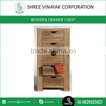 Solid Wood High Quality Material Drawer Chest With Finishing