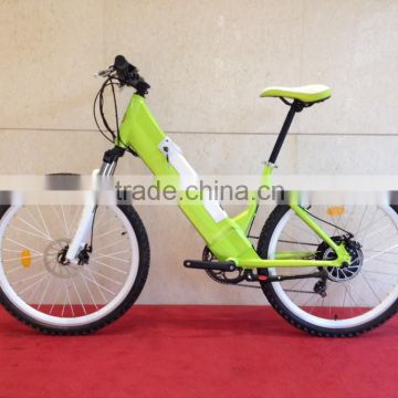 26 inch new design electric mountain bike with 36v/ 9 ah li-po battery