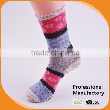 New Design china socks factory wellness breathable woman socks 200N