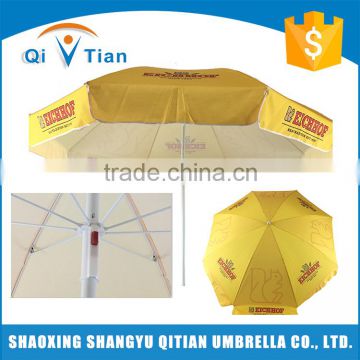 2016 competitive hot product beach advertising umbrella