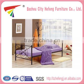 2014 Newest style modern fashion metal single bed