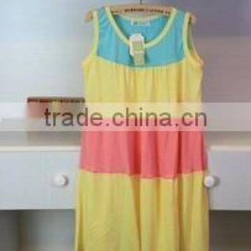 gril's sleeveless different designs casual dresses