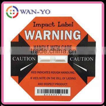 [ Impact Label- shock label 75G orange impact sticker ]
