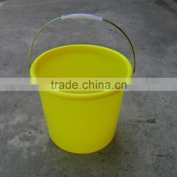 plastic bucket PE strong with lids metal handle 8L