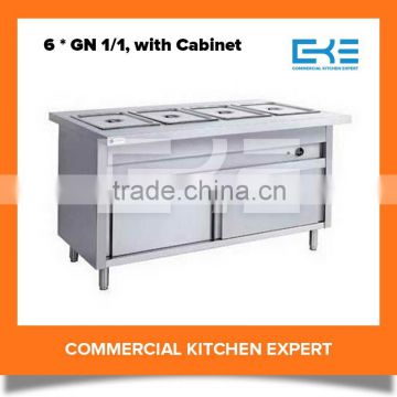 Restaurant Cooking Equipment Stainless Steel Commercial Bain Marie