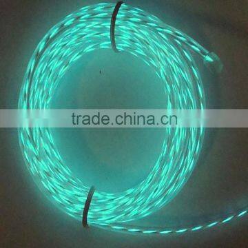 different diameter el chasing wire, el running wire, el flow wire