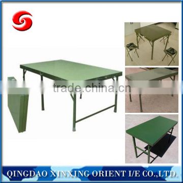 convenient simple modern design metal folding table/cheap military camping metal folding table/metal folding table for sale