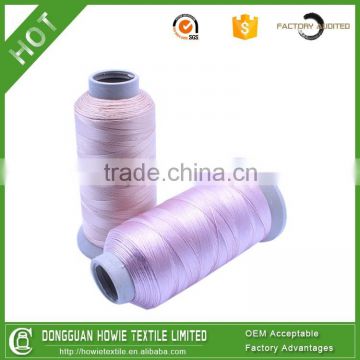 High quality Natural white twisted bonded nylon sewing thread