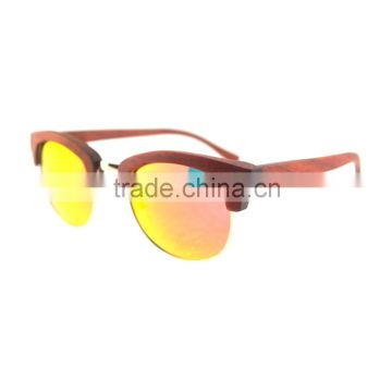 Wholesale Hot Selling wood material Frame Bamboo Wood Sunglasses with CE &FDA