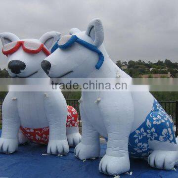 2016 hot sale giant inflatable dog for promotion