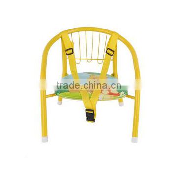 Cartoon Printing Metal Baby Kids Sitting Chair with Whistle