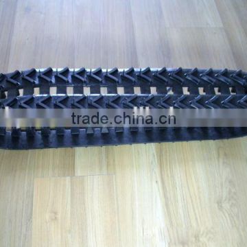 Wheelchair rubber tracks Climbing vehicle rubber crawler system